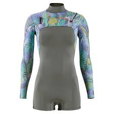 Patagonia Womens R1 Lite Yulex Front Zip Long Sleeved Spring Suit Jflv