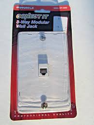 3 Way Modular Surface Mount Phone Jack