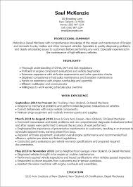 The agreement should set forth the scope of the project, the nature of the relationship, how the parties will be compensated, and how intellectual property developed in the course of the project will be shared or apportioned. Resume Examples Sample Heavy Duty Diesel Mechanic Automotive Template Best Templates Resume Examples Job Resume Examples Diesel Mechanics