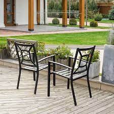 Meooem Outdoor Patio Chairs 6 Pcs