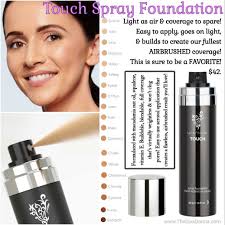 younique velour touch spray foundation