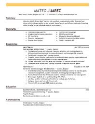 Curriculum Vitae Example Bank Officer CV Sample