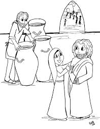 And after this, this is the 1st impression : Https Coloringhome Com Coloring Page 1872394 Sunday School Coloring Pages Bible Story Crafts Water Into Wine