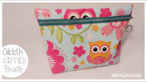 oilcloth zipper pouch with strap how