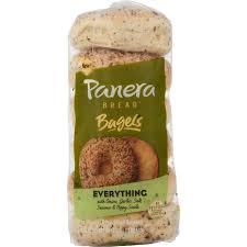 panera bread bagels pre sliced everything