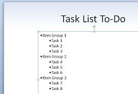 How To Make A Task List Or To Do Powerpoint Template