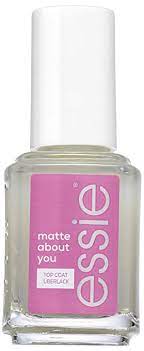 Essie, america's nail salon expert: Essie Top Coat Matte About You Schutz Und Matt Finish Transparent 13 5 Ml Amazon De Beauty