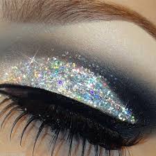 fashion eye makeup glitter eyes