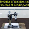 Experimental Determination of Young’s Modulus of Elasticity of Timber and Metals
