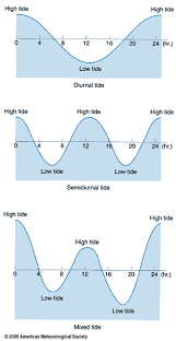 Ocean Motion Background Types Of Tides