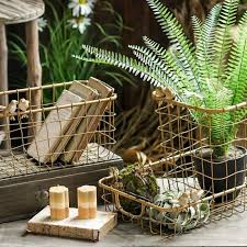 Simple Wire Wall Decor Basket Ideas For