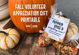 fall volunteer appreciation gift