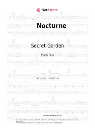 secret garden nocturne sheet