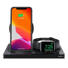 .wireless charging dock for iphone x, apple watch and airpods, 3 in 1 wireless fast charging station for x/8 plus/xs ipad airpods iwatch fast charger stand compatible for iwatch series 4/3/2/1,airpods,wireless charging station pad for iphone xs/x max/xr/x/8/8plus/7/7plus ipad. Belkin Boost Charge 3 In 1 Wireless Charger For Iphone Apple Watch Airpods Black Apple Ae