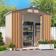 Outdoor Metal Storage Shed