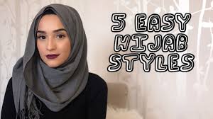 5 easy hijab styles tutorial