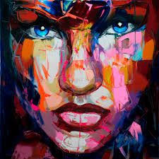Resultado de imagen para pintura rostro humano | Painting, Canvas painting,  Oil painting abstract