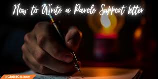 how to write a parole support letter