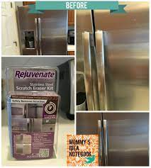 Some stainless steel appliances and products these days are finished in the factory with a protective synthetic clear coat to reduce fingerprints showing up on the what about scratches on a black stainless steel refrigerator. How To Remove Scratches On Stainless Steel Cleaning Hacks Deep Cleaning Tips Cleaning