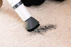 clean ash and soot stains from carpet