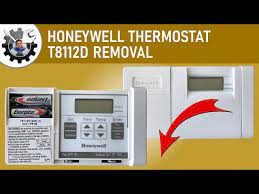 honeywell t8112 thermostat removal