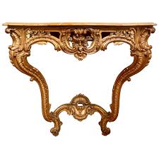antique french louis xv gold leaf and