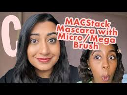 mac stack mascara in mega and micro