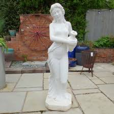 water bearer lady garden statue rwi5455