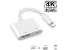 Lighting To Hdmi Lighting To Hdmi Adapter Lightning Digital Av Adapter With Lightning Charging Port Compatible Iphone Ipad Ipod Touch For Hd Tv Monitor Projector 1080p Newegg Com