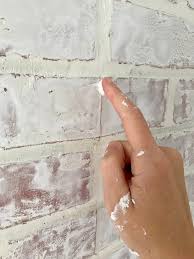 DIY Faux Brick Wall A Super Easy Wall Treatment The Savvy Sparrow