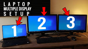setup multiple display on a laptop