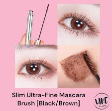 slim ultra fine mascara brush black