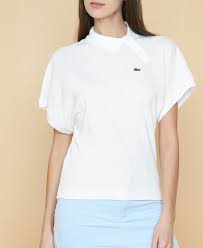 White Destructured Polo T Shirt