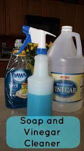 soap and vinegar cleaner