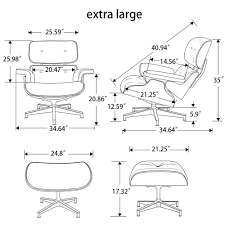 extra large imus lounge chair aniline