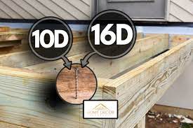 what size nails for deck joists framing