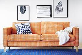 Furniture Ikea Orange Couch Ikea Sofa Bed
