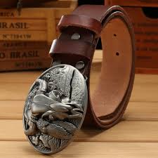 Big Buckle Real Leather Belts For Men Mens Belts Luxury 100 Genuine Leather Camel Brown Punk Cowhide Chinese Style High Quality Belt Size Chart