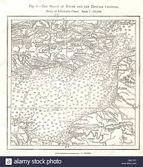 Dover Strait English Channel From Admiralty Chart