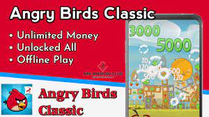 Angry Birds Classic Mod Apk v8.0.3(Unlimited Money + Infinite Power-ups)