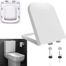Adjustable Hinge Standard Toilet Seat