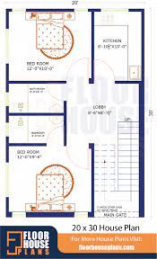 30 House Plan Modern 600 Square Feet