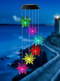 Color Changing Snow Wind Chime Lights