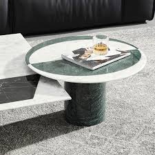 Luxurious Marble Round Side Table