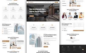 architecture html template free