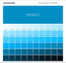 Color Space Information 008dc4 Pantone Process Blue Up