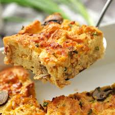 breakfast strata with sausage and