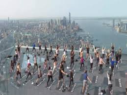 sky high yoga por in new york