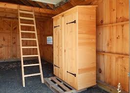 wooden garden storage cabinet