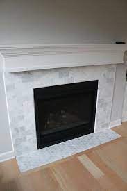carrara marble fireplace example